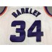 Phoenix Suns 34 Charles Barkley Basketball Jersey White