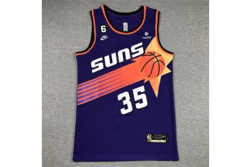 Phoenix Suns 35 Kevin Durant Basketball Jersey Purple