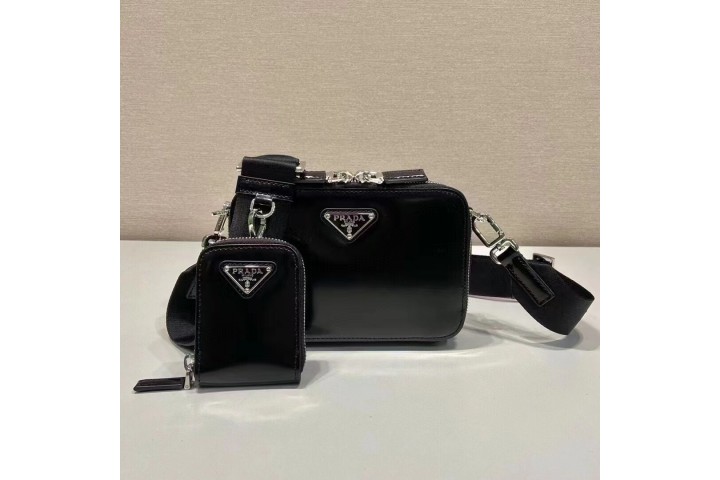 Prada Crossbody Bag leather Black