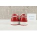 Prada Downtown Low Top Sneakers Leather White Red
