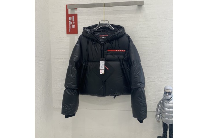 Prada down jacket Black