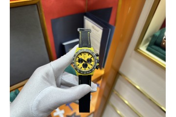 Rolex Cosmograph Daytona watch black yellow