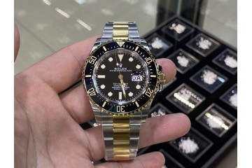 Rolex Sea-Dweller watch black gold