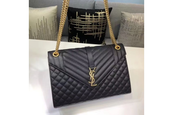 Saint Laurent Envelope Bag Small Black