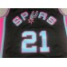 San Antonio Spurs Tim Duncan 21 Black Hardwood Classics Jersey