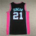 San Antonio Spurs Tim Duncan 21 Black Hardwood Classics Jersey