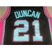 San Antonio Spurs Tim Duncan 21 Black Hardwood Classics Jersey