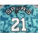 San Antonio Spurs Tim Duncan 21 Galaxy Hardwood Classics Jersey