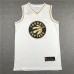 Toronto Raptors Kyle Lowry 7 White Gold Jersey