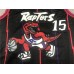 Vince Carter Toronto Raptors 15 Black Hardwood Classics Jersey