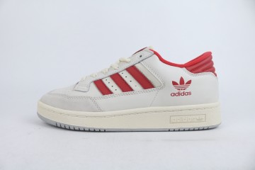 adidas Centennial 85 Low Crystal White Red