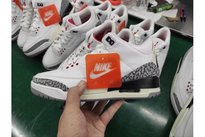 god tier bacth Jordan 3 Retro White Cement Reimagined