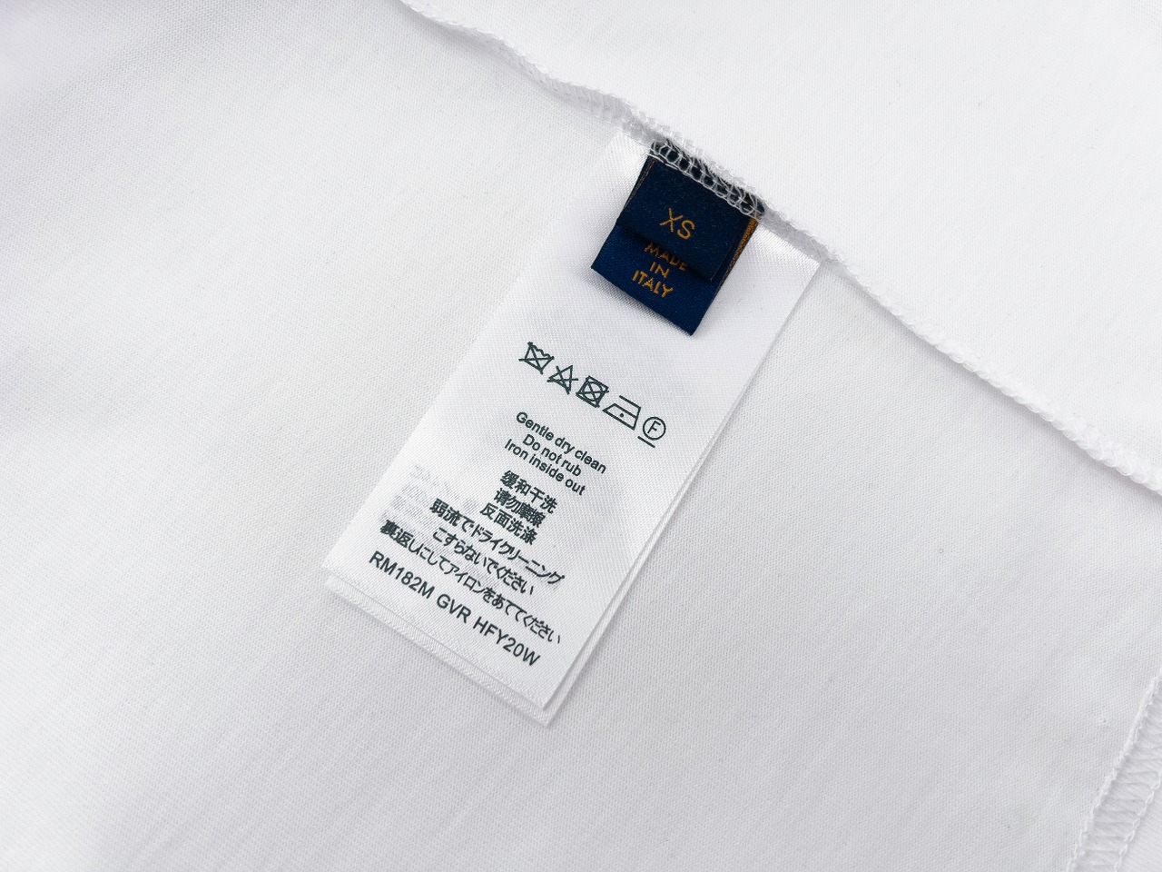 Louis Vuitton Embossed LV T-Shirt Blanc Optique White for Men