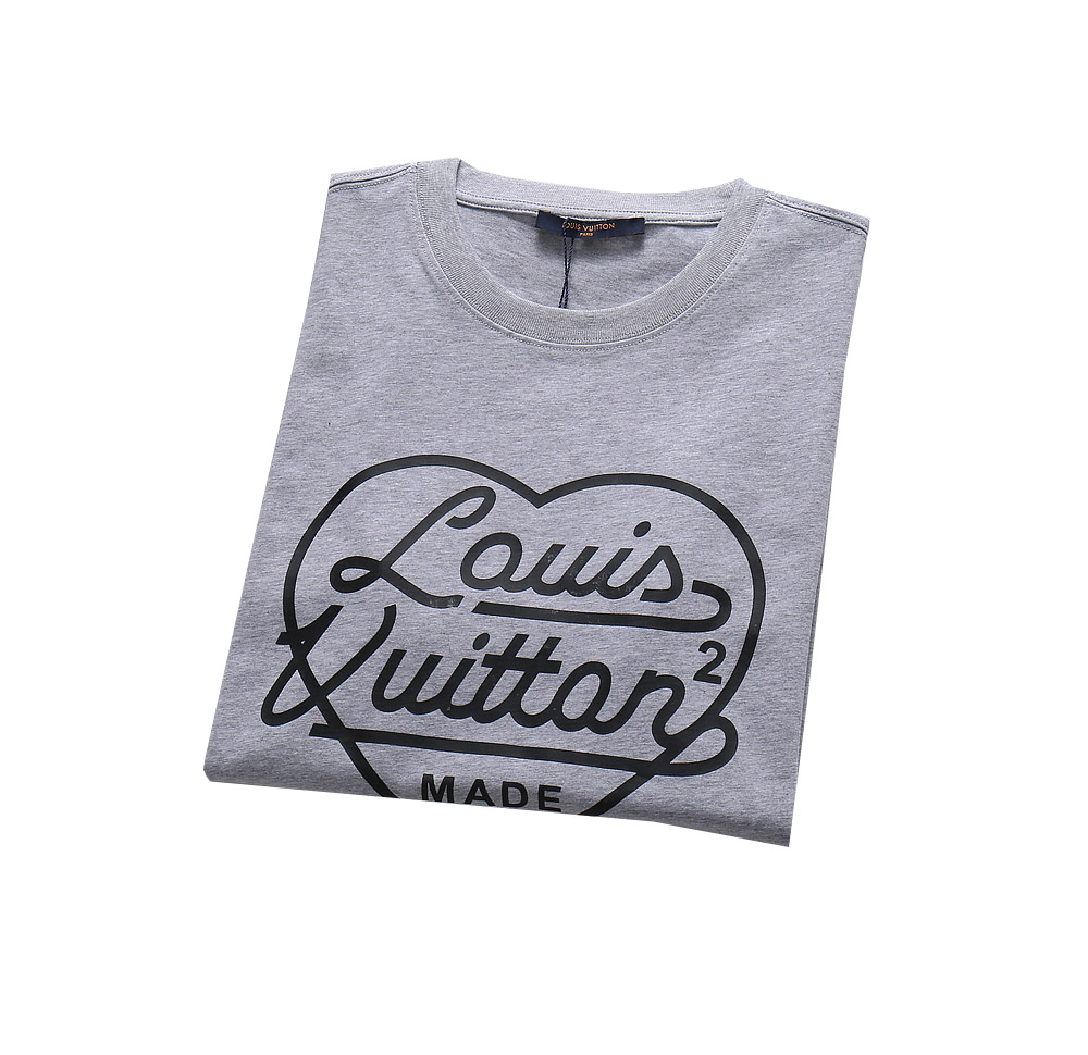Louis Vuitton x Nigo Printed Heart Sweatshirt Light Grey Size 4L